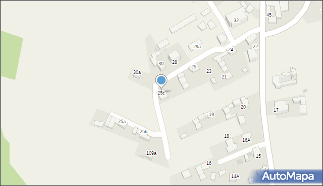Ciche, Ciche, 25c, mapa Ciche