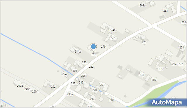 Ciche, Ciche, 281, mapa Ciche