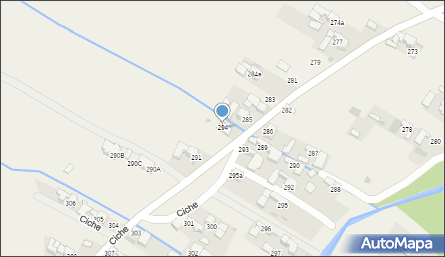 Ciche, Ciche, 294, mapa Ciche