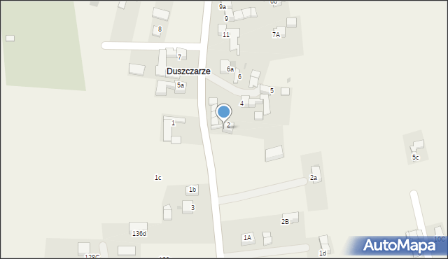 Ciche, Ciche, 2A, mapa Ciche