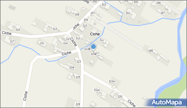Ciche, Ciche, 313a, mapa Ciche
