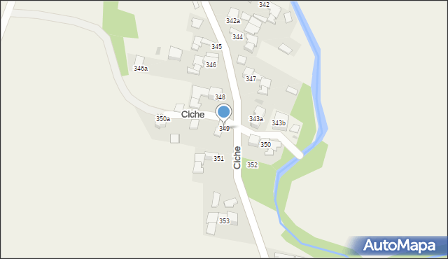 Ciche, Ciche, 349, mapa Ciche