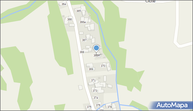 Ciche, Ciche, 368A, mapa Ciche