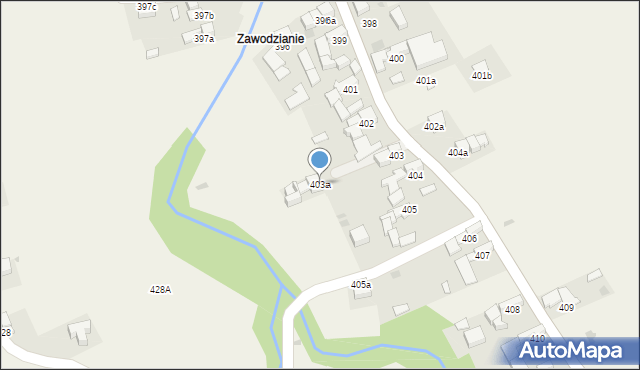 Ciche, Ciche, 403a, mapa Ciche