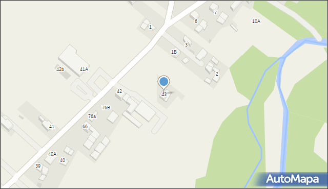 Ciche, Ciche, 43, mapa Ciche