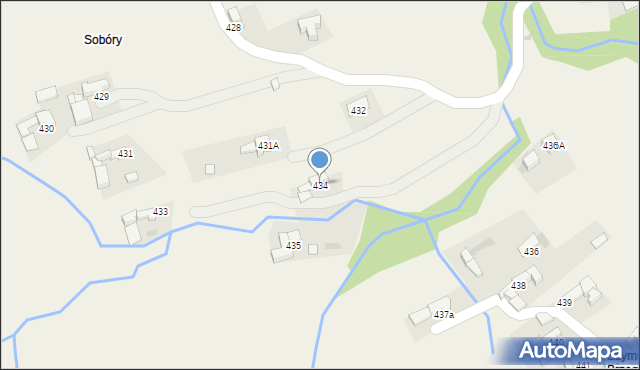Ciche, Ciche, 434, mapa Ciche