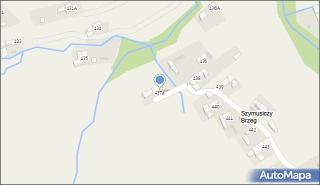 Ciche, Ciche, 437a, mapa Ciche