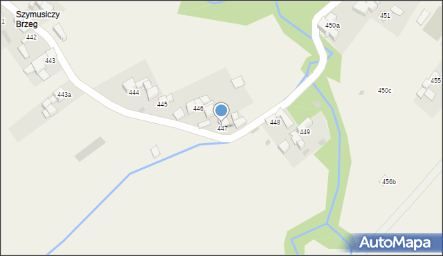 Ciche, Ciche, 447, mapa Ciche