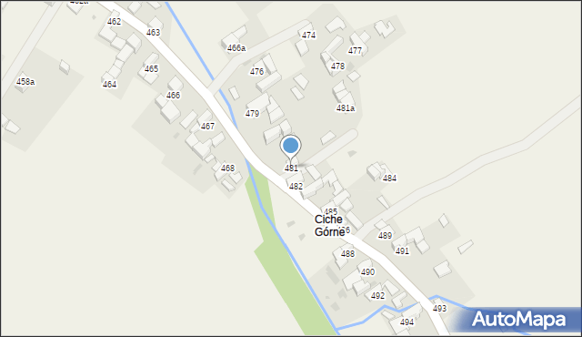 Ciche, Ciche, 481, mapa Ciche