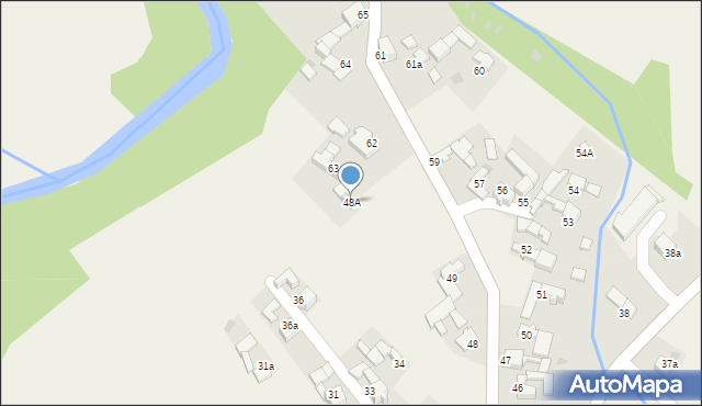 Ciche, Ciche, 48A, mapa Ciche