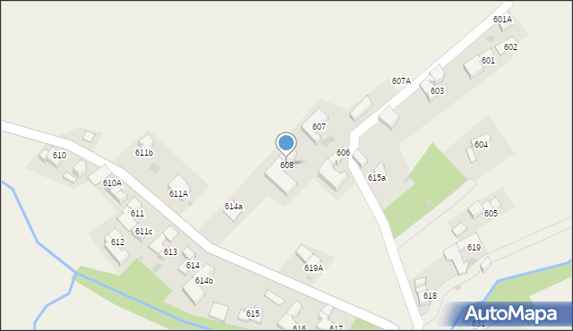 Ciche, Ciche, 608, mapa Ciche