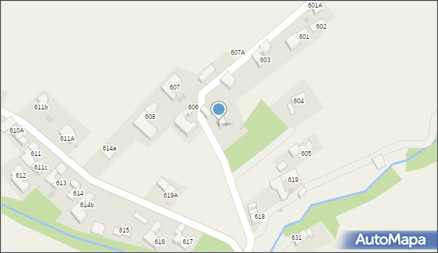 Ciche, Ciche, 615a, mapa Ciche