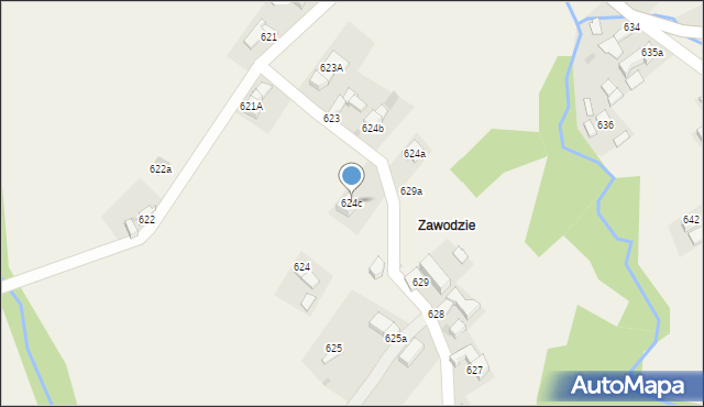 Ciche, Ciche, 624c, mapa Ciche