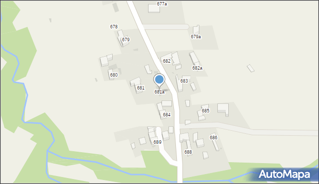 Ciche, Ciche, 681a, mapa Ciche