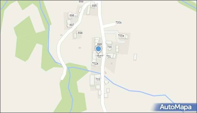 Ciche, Ciche, 702, mapa Ciche