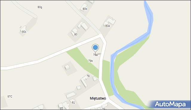 Ciche, Ciche, 79a, mapa Ciche