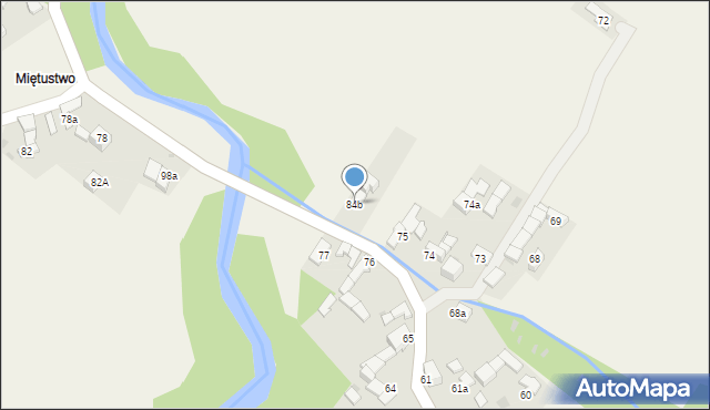 Ciche, Ciche, 84b, mapa Ciche