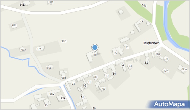 Ciche, Ciche, 88, mapa Ciche