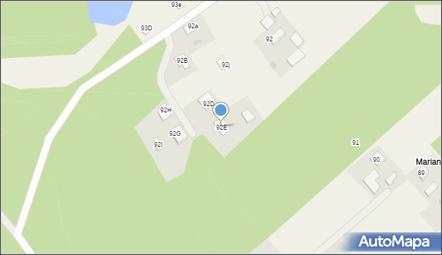 Ciche, Ciche, 92E, mapa Ciche