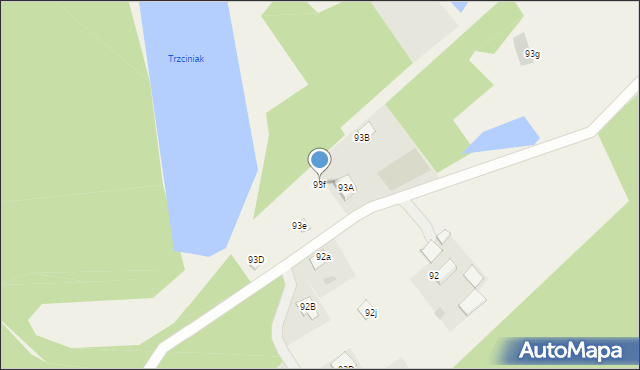 Ciche, Ciche, 93f, mapa Ciche