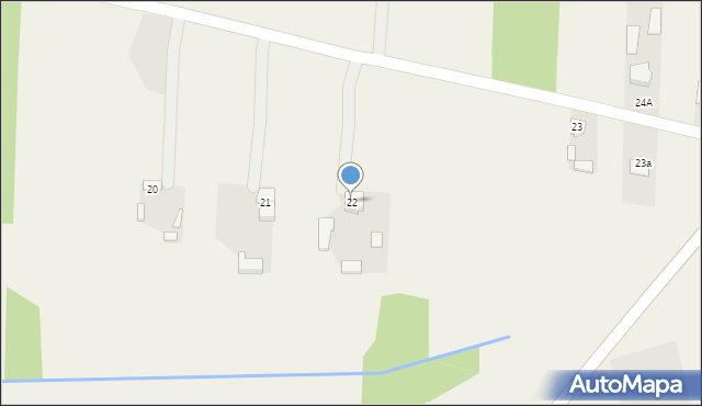 Cichów, Cichów, 22, mapa Cichów