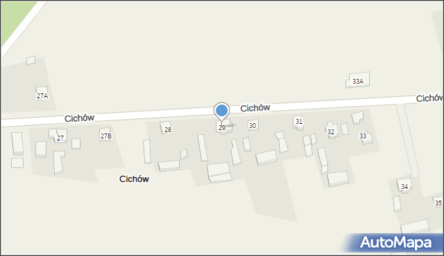 Cichów, Cichów, 29, mapa Cichów
