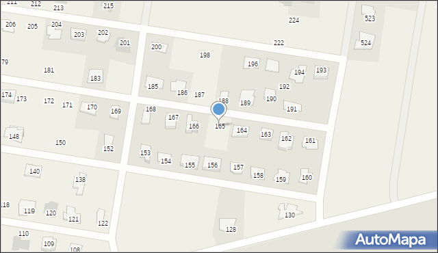 Cicibór Duży, Cicibór Duży, 165, mapa Cicibór Duży