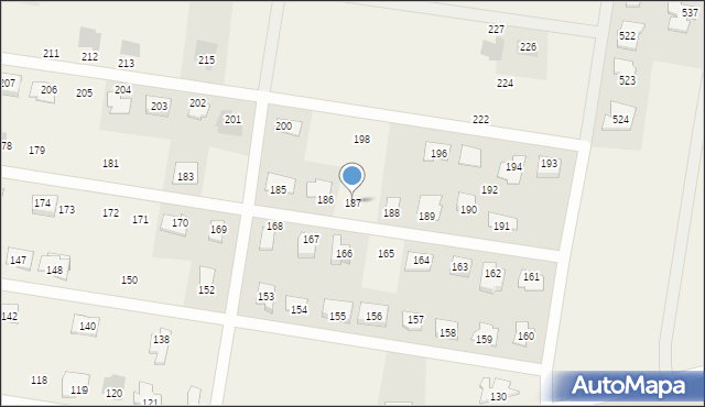 Cicibór Duży, Cicibór Duży, 187, mapa Cicibór Duży