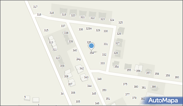 Cicibór Duży, Cicibór Duży, 334, mapa Cicibór Duży