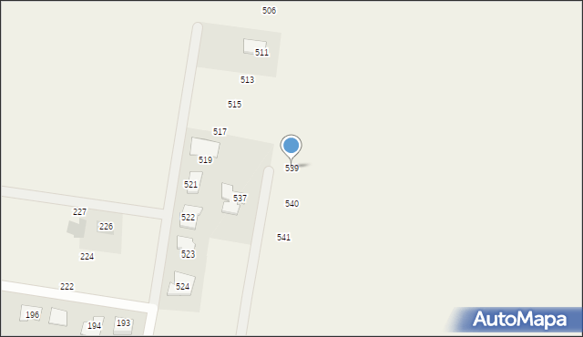 Cicibór Duży, Cicibór Duży, 539, mapa Cicibór Duży