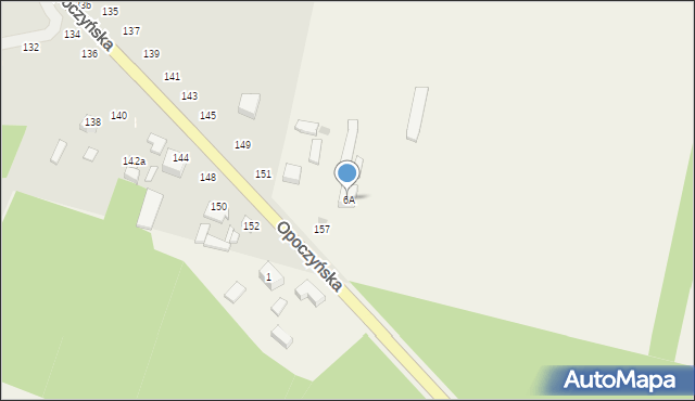 Ciebłowice Duże, Ciebłowice Duże, 6A, mapa Ciebłowice Duże