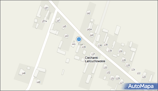 Ciechanki, Ciechanki, 139A, mapa Ciechanki