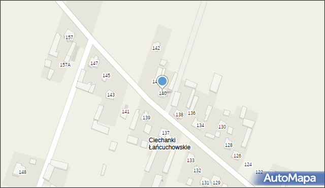 Ciechanki, Ciechanki, 140, mapa Ciechanki