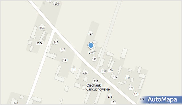 Ciechanki, Ciechanki, 140A, mapa Ciechanki