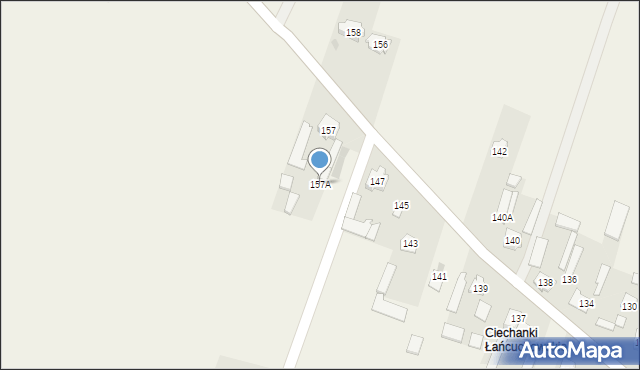 Ciechanki, Ciechanki, 157A, mapa Ciechanki
