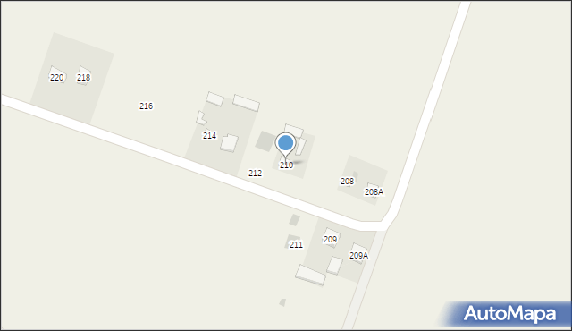 Ciechanki, Ciechanki, 210, mapa Ciechanki