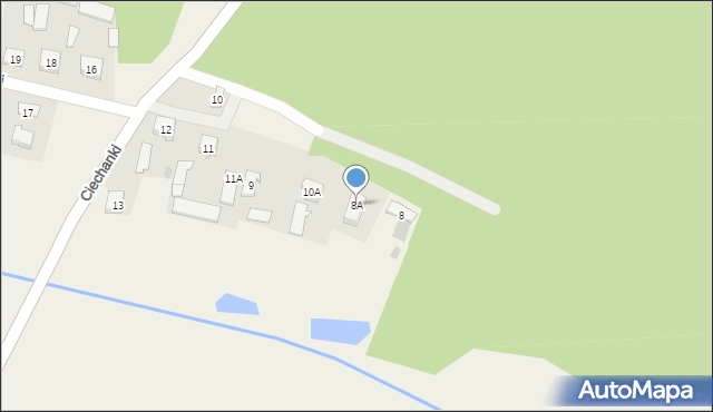 Ciechanki, Ciechanki, 8A, mapa Ciechanki