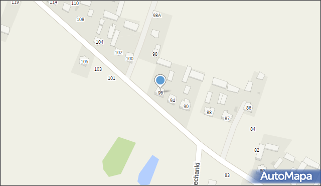 Ciechanki, Ciechanki, 96, mapa Ciechanki