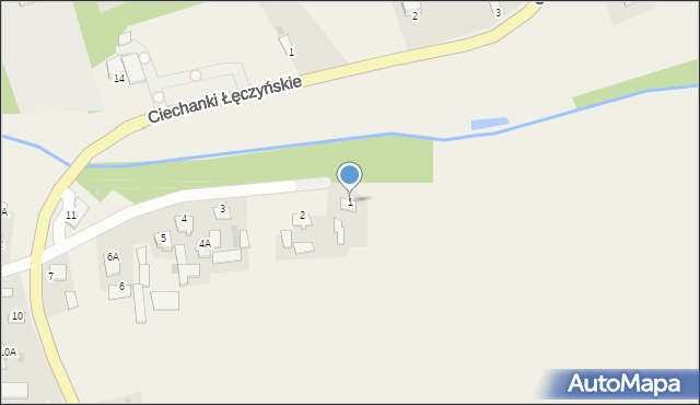 Ciechanki Krzesimowskie, Ciechanki Krzesimowskie, 1, mapa Ciechanki Krzesimowskie