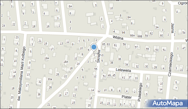 Ciechanów, Cieplińskiego-Pługa Łukasza, 1, mapa Ciechanów