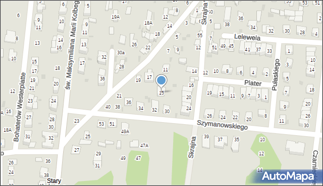 Ciechanów, Cieplińskiego-Pługa Łukasza, 15, mapa Ciechanów