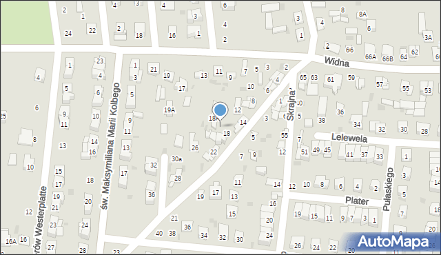 Ciechanów, Cieplińskiego-Pługa Łukasza, 18B, mapa Ciechanów