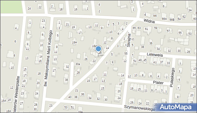 Ciechanów, Cieplińskiego-Pługa Łukasza, 20, mapa Ciechanów