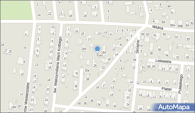 Ciechanów, Cieplińskiego-Pługa Łukasza, 20A, mapa Ciechanów