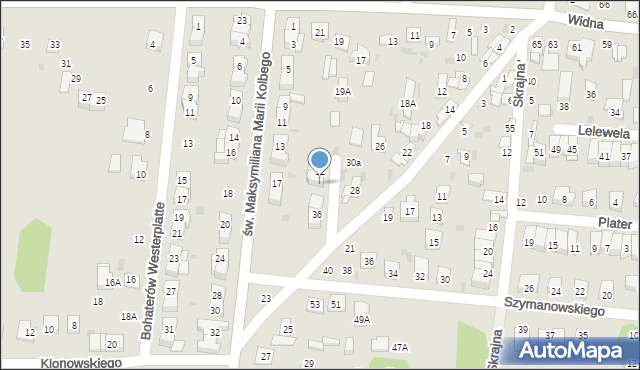 Ciechanów, Cieplińskiego-Pługa Łukasza, 34, mapa Ciechanów