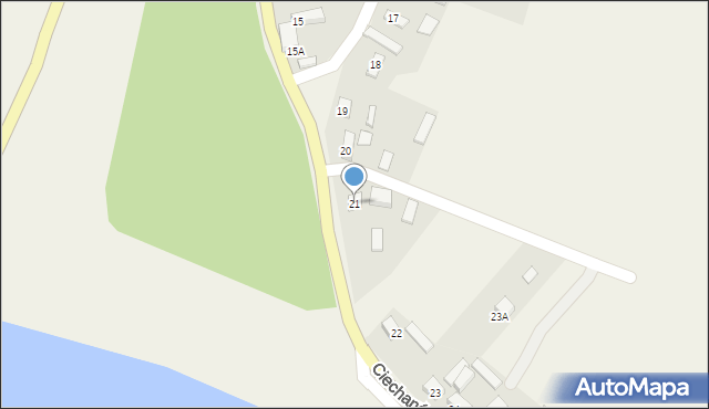 Ciechanów, Ciechanów, 21, mapa Ciechanów