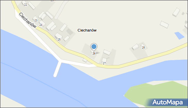 Ciechanów, Ciechanów, 26, mapa Ciechanów