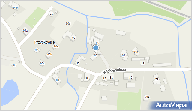 Ciechanowice, Ciechanowice, 86, mapa Ciechanowice