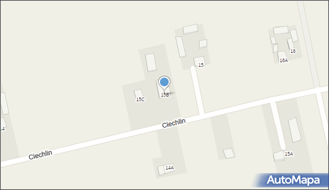 Ciechlin, Ciechlin, 15B, mapa Ciechlin