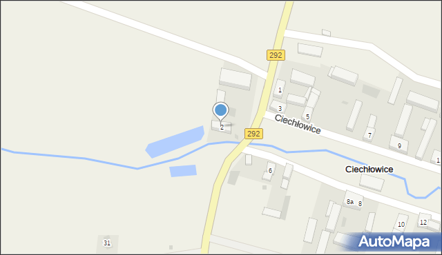 Ciechłowice, Ciechłowice, 2, mapa Ciechłowice